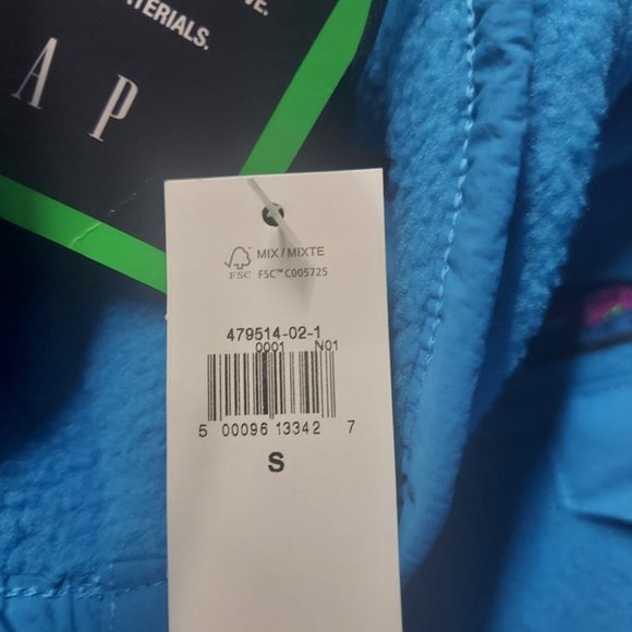 Brand New Blue Artic Fleece Pullover - Picture 4 of 4